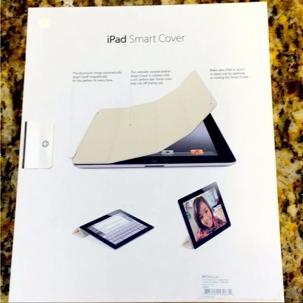 ⛱️Apple - Tan Leather iPad Smart Cover - OS